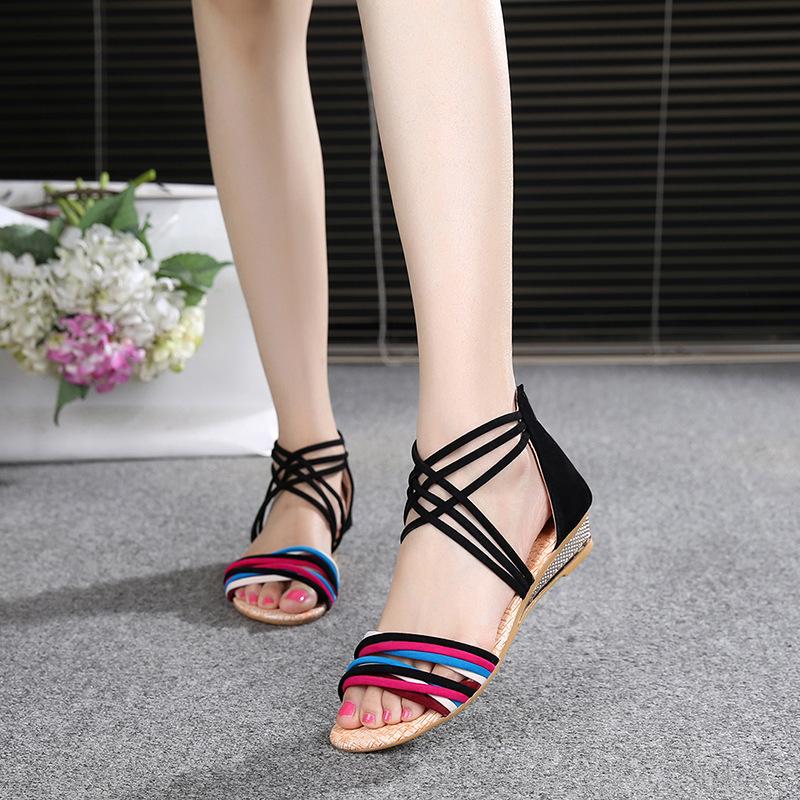 Giày nữ đế 3 phân quai chéo mã mg005