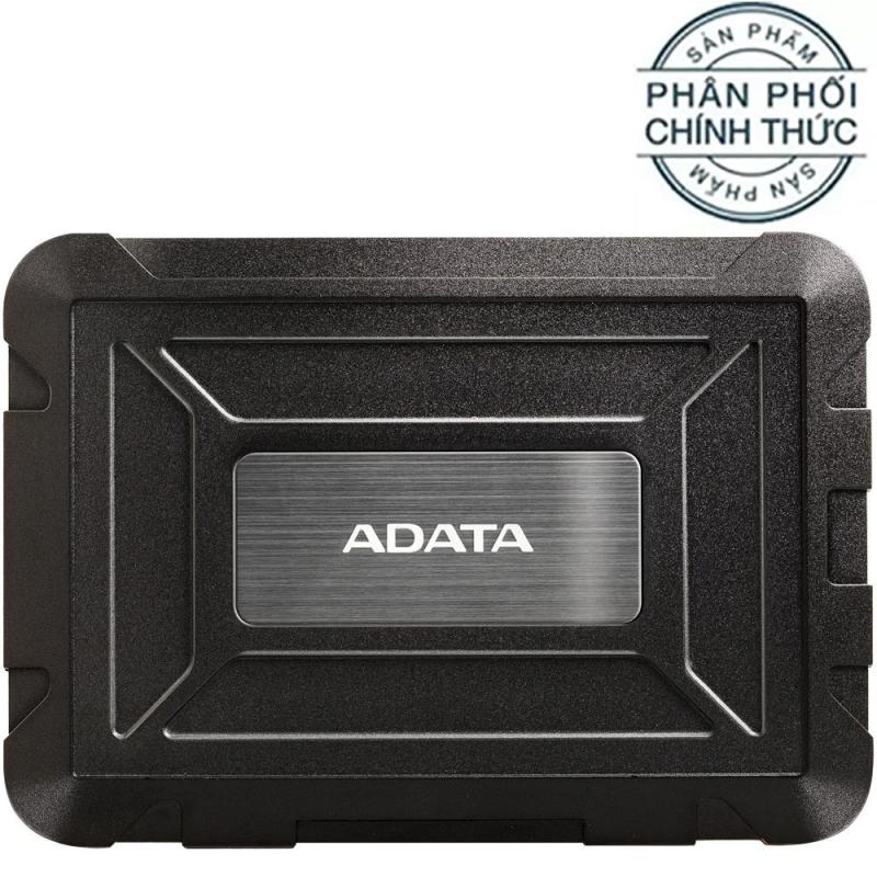 Bảng giá Box ổ cứng di động chống Sock HDD-SSD 2.5 inches USB 3.1 ADATA ED600 (EAD600U31-CBK) - Hãng Phân Phối Chính Thức Phong Vũ
