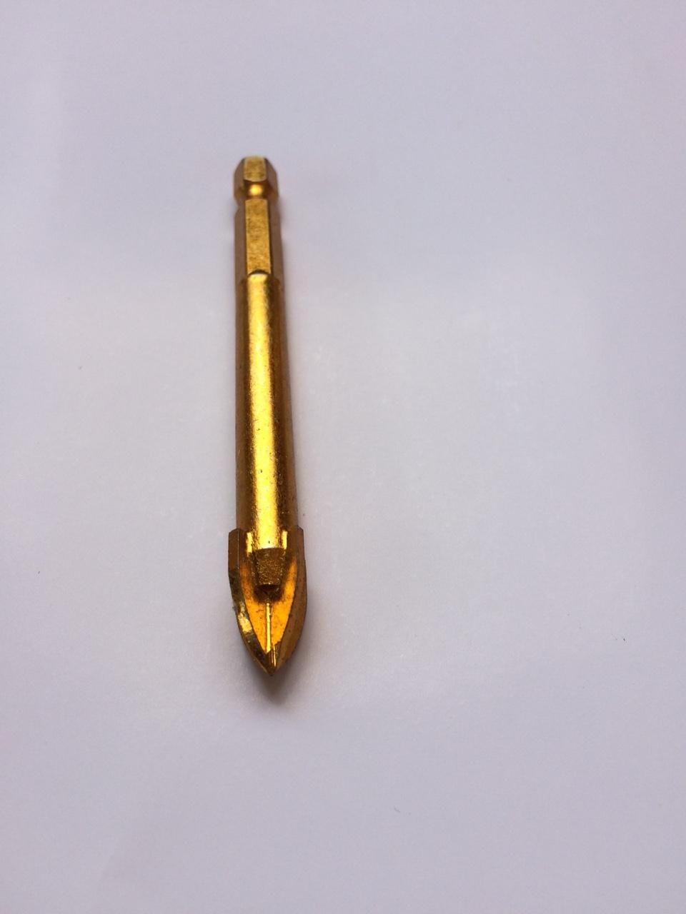 Mũi khoan gạch men tường, đá granite phi 10 loại 4 rãnh Mũi khoan chuyên dụng khoan gạch men, khoan đá