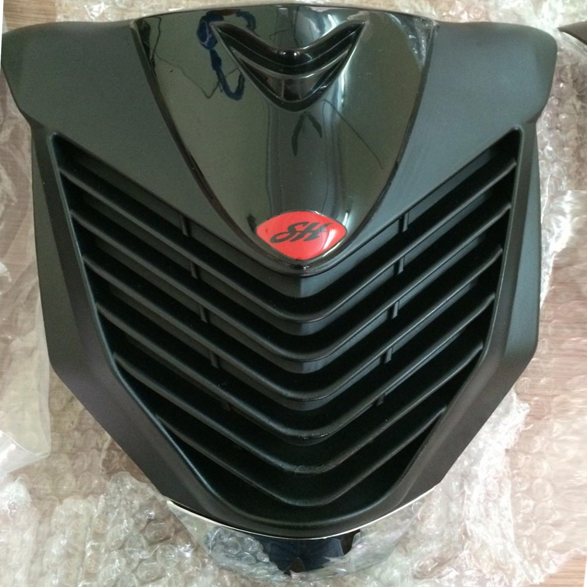 MẶT NẠ SH MODE MÀU ĐEN TRƠN - VIỀN ĐEN ĐỜI 2013 - 2019