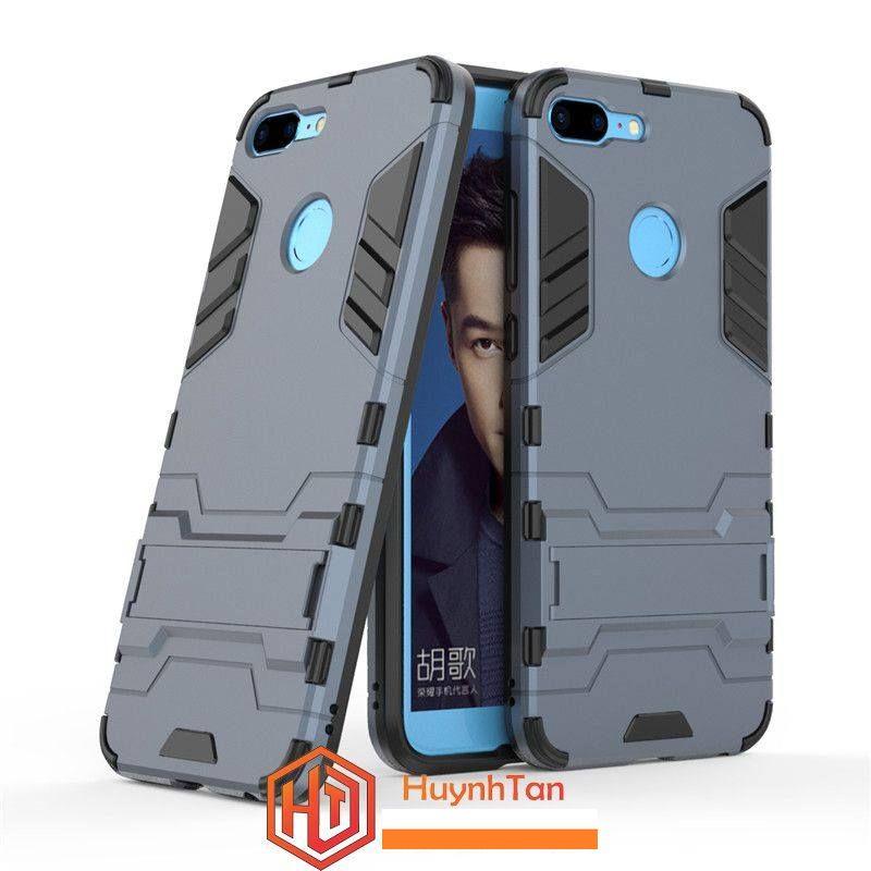 Ốp lưng Honor 9 Lite_Ốp lưng chống sốc Iron Man cho Honor 9 Lite Xanh đen