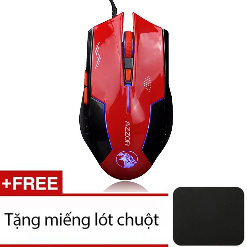 Chuột Azzor Eagle Pin Sạc Không Dây + Tặng miếng lót chuột 30K (3 màu tùy chọn)