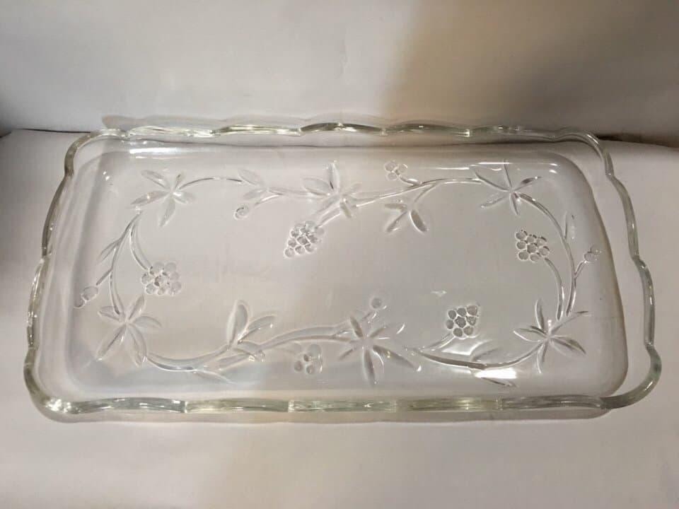 Khay thủy tinh cao cấp - Trắng