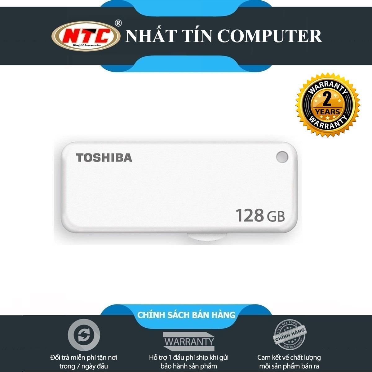 Usb 2.0 toshiba u203 128gb yamabiko - thiết kế nắp trượt