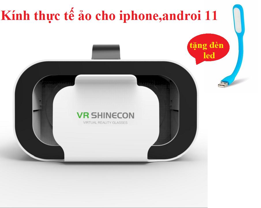 KÍNH THỰC TẾ ẢO SHINECON 5  KÍNH 3D KÍNH VR - SHINECON 5-Tặng 1 đèn led usb cao cấp