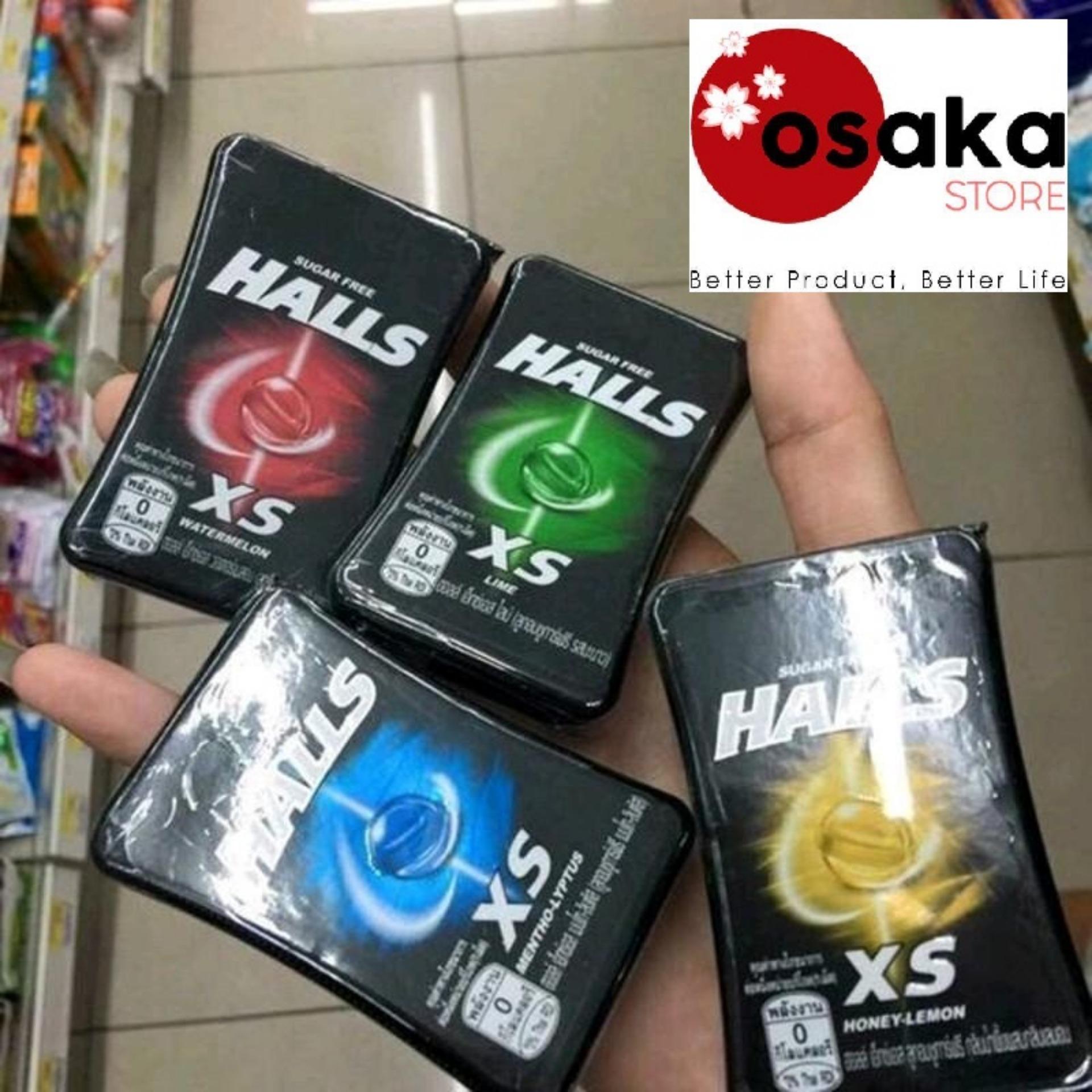 Kẹo cai thuốc lá sugar free halls