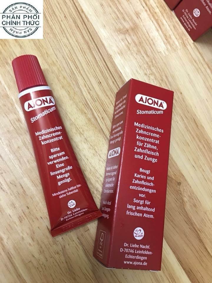 Kem đánh răng y tế AJONA đặc trị cao răng, hôi miệng, viên nướu