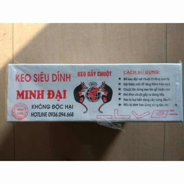 12 tấm keo siêu dính chuột Minh Đại ( 1 lốc )