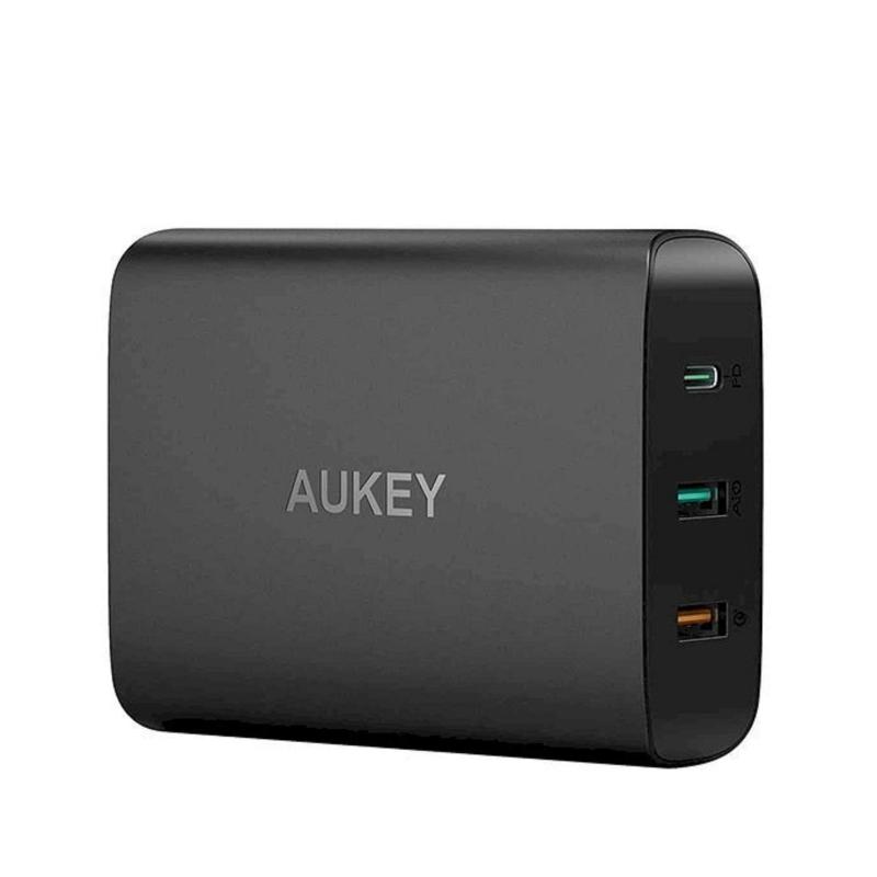 Giá Sạc 3 Cổng Aukey 74.5W USB Type C Power Delivery PD 3.0 + Quick Charge QC 3.0 + AiPower - PA-Y13