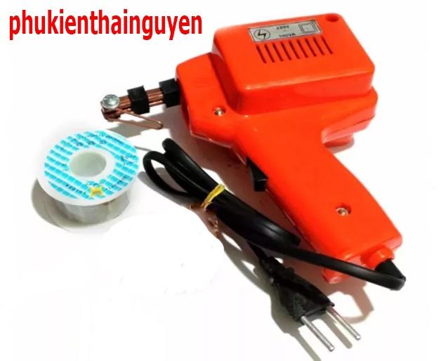Combo mỏ hàn xung 200v 100w, cuộn thiếc 50gr