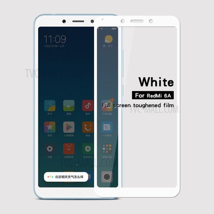 Kính cường lực full màn Xiaomi Redmi 6 / Redmi 6A Trắng