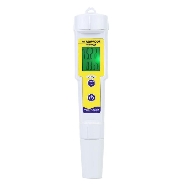 Professional Mini Pen-Type Water Quality Analysis Device High Precision PH Meter Automatic Correction Waterproof Acidity Meter,White - intl
