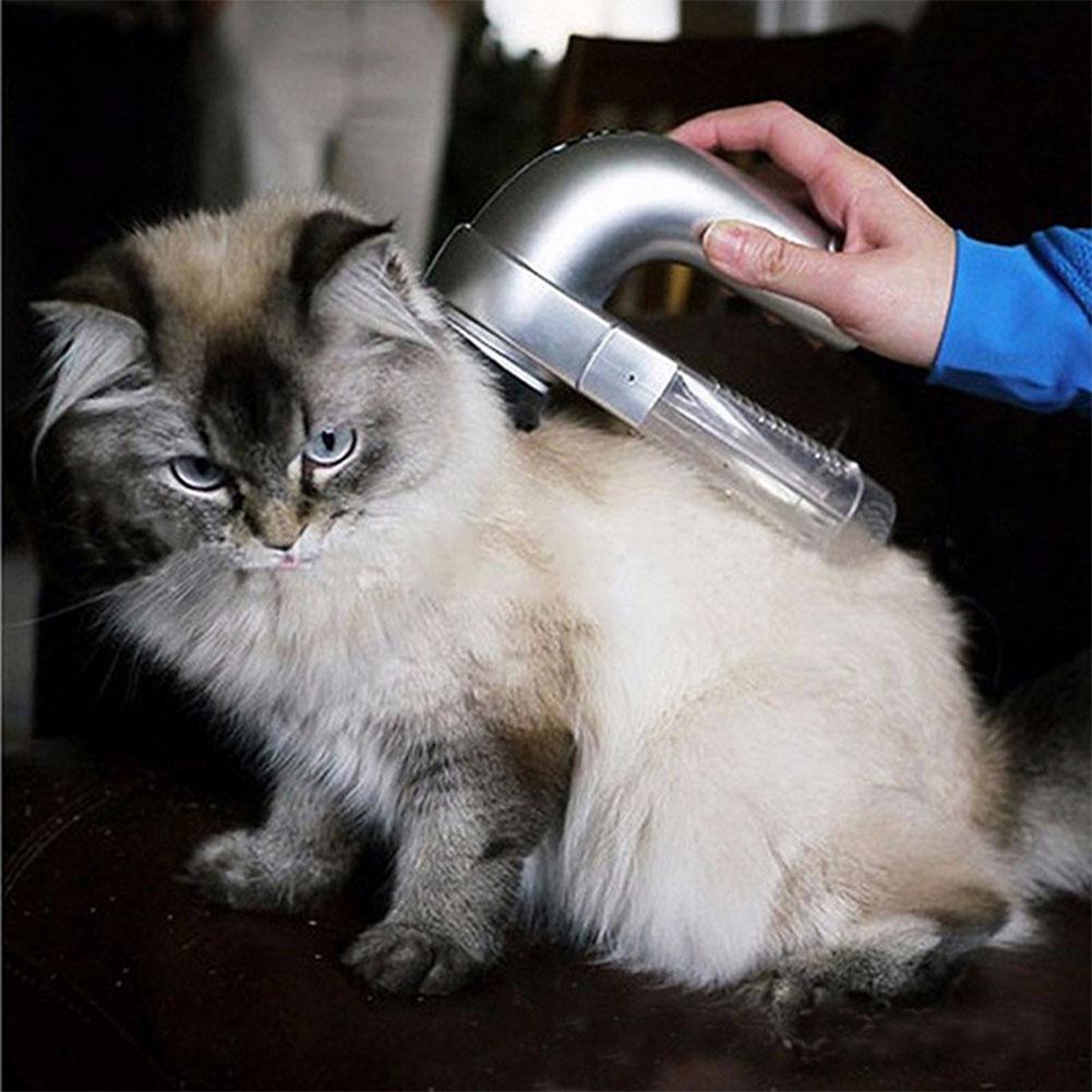 Pet Vacuum Fur Cleaner Hair Electric Pet Cat Dog Vacuum Fur Cleaner Hair Remover Puppy Vacuum Fur Trimmer Grooming Tool Pet Cat Dog Beauty Accessories