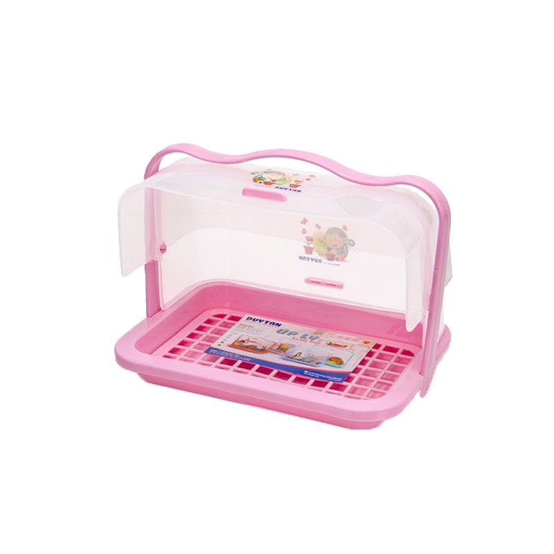 [HCM]Khay úp bình sữa Duy Tân có nắp nhỏ-25 x 22 x 25 cm D+