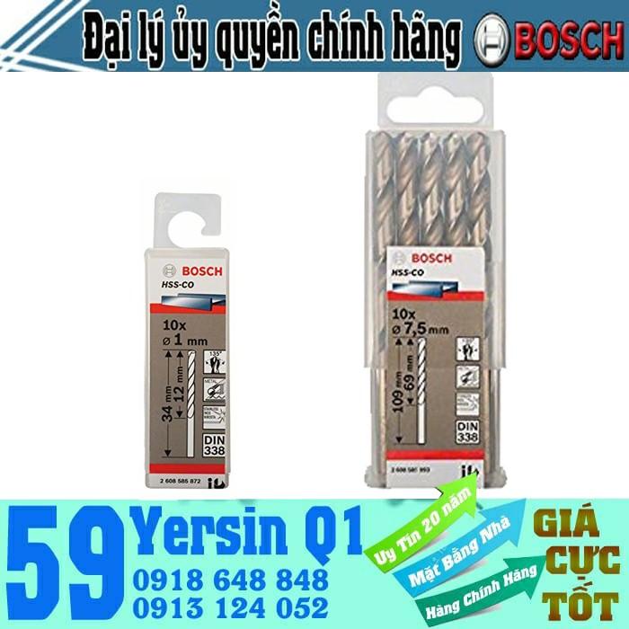 10 Mũi khoan Inox Bosch HSS-Co 3.5mm - 2608585879