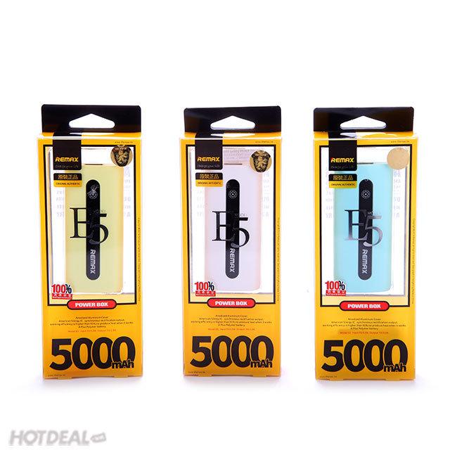 Pin sạc dự phòng remax e5 5000mah