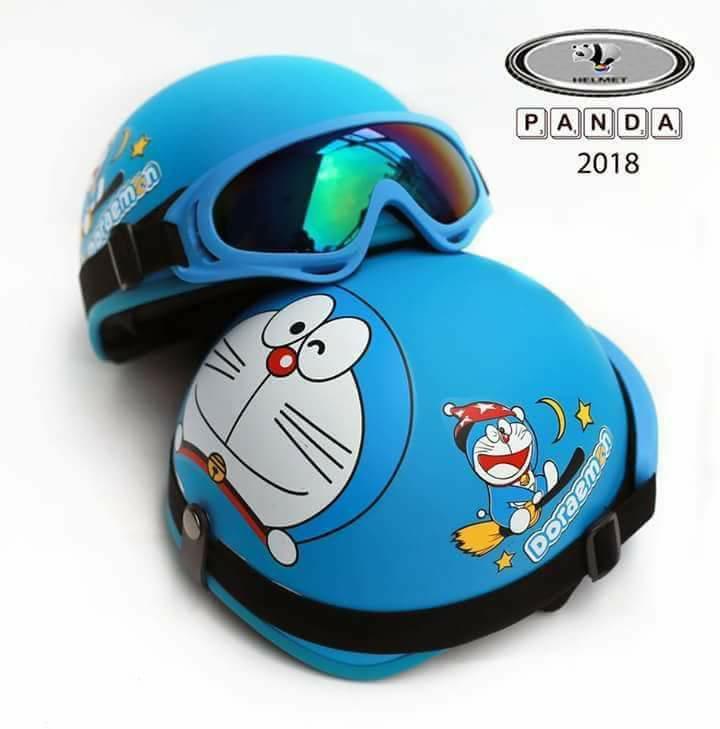 [HCM]Nón doraemon nửa đầu kèm kính