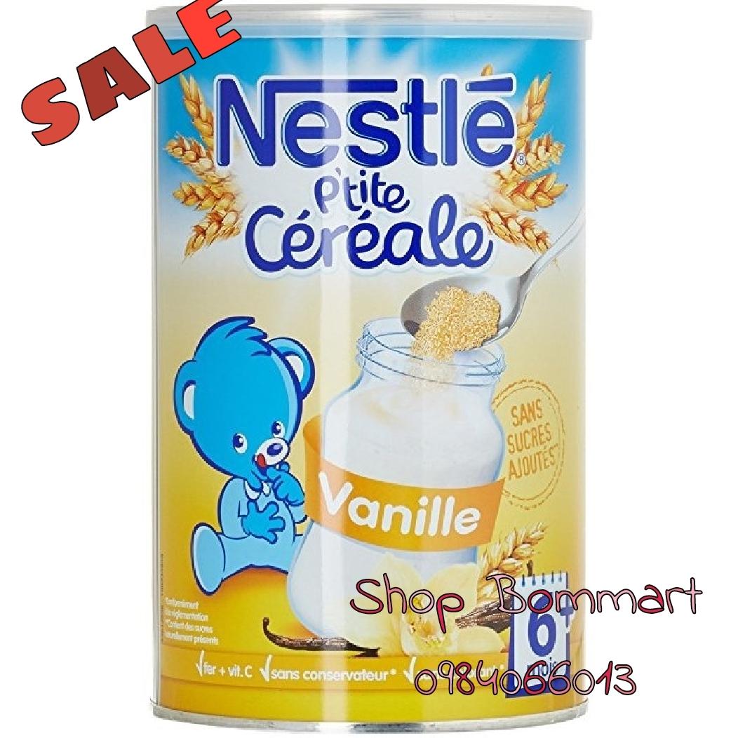Bột lắc sữa nestle pháp tăng cân vị vani cho bé từ 6 tháng