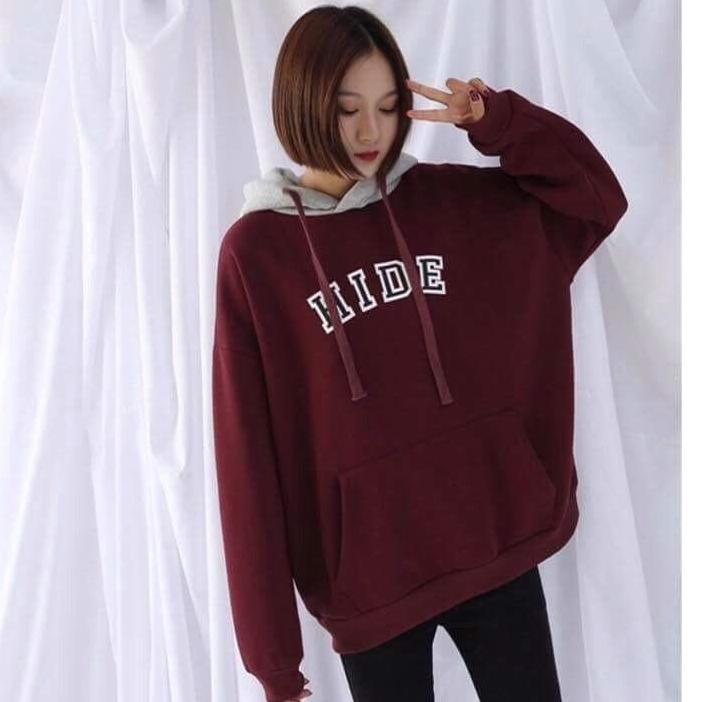 [HCM]Áo khoác thời trang hoodie nỉ ngoại siêu dày HIDE C009 PKSR