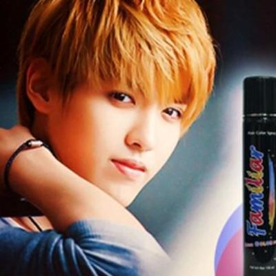 Keo xịt tóc màu Familiar 100ml - Màu G1 hồng cam