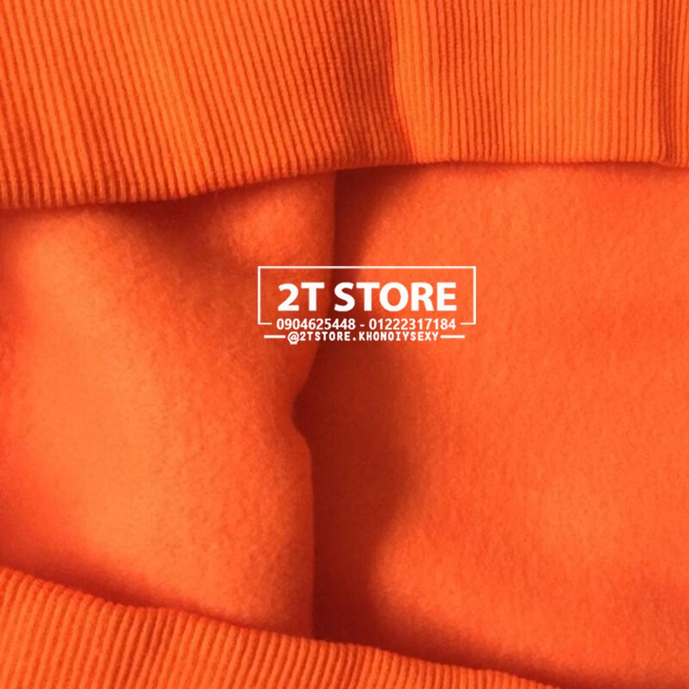 2T STORE ÁO KHOÁC HOODIE NỈ CÓ NÓN TRƠN MÀU CAM2TAKN08001-15.jpg