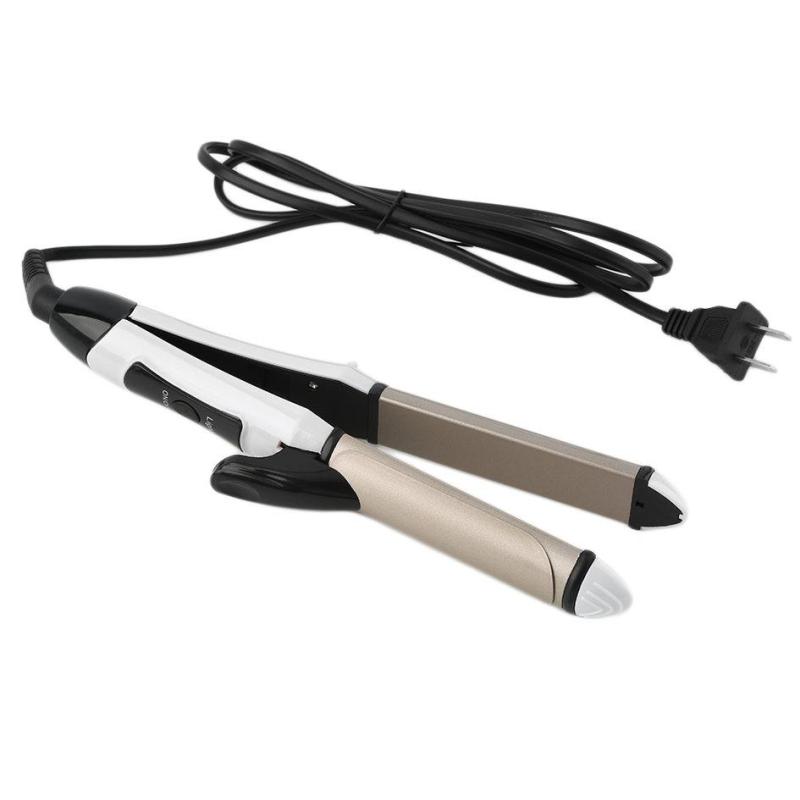 OH Professional Automatic Wet Dry Dual Use 2 In 1 Hair Straightener Curler gold nhập khẩu