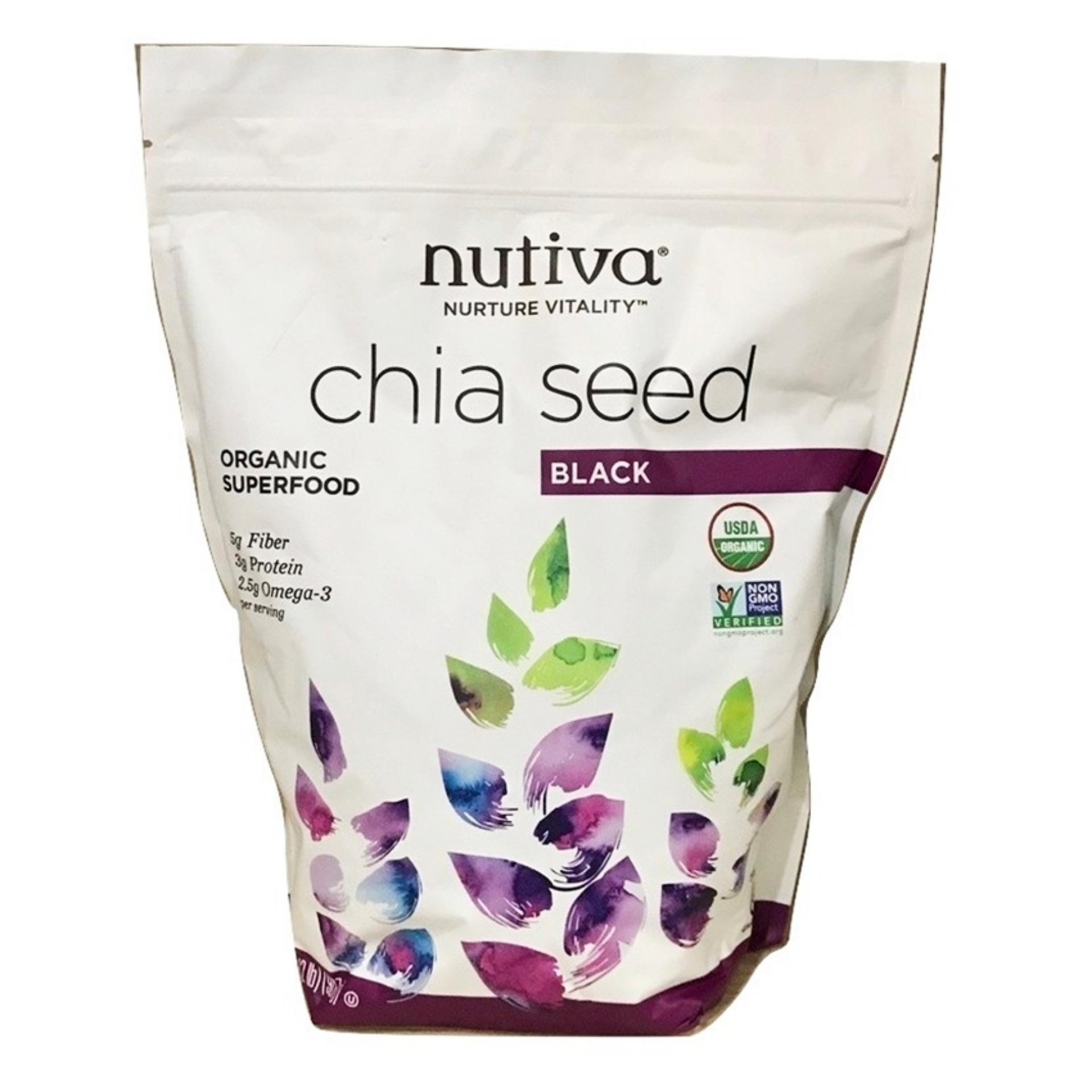 Hạt chia nutiva chính hiệu mỹ 907g