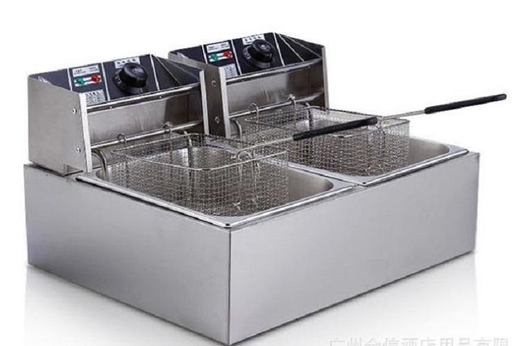 Bếp chiên nhúng điện đôi cao cấp