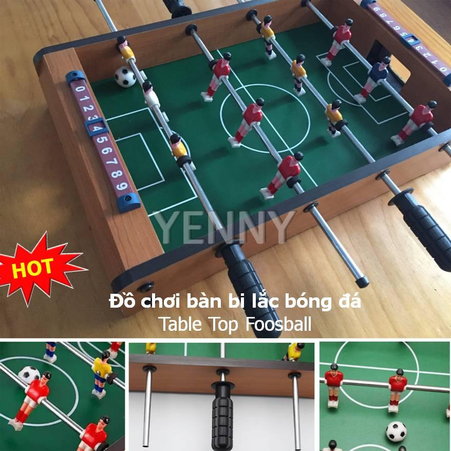 Đồ Chơi Bi Lắc - Làm Từ Gỗ MDF Cao Cấp , Có Bảng Ghi Tỉ Số Tiện Theo Dõi Kết Quả , Trò chơi Giúp Trẻ Tăng Khả Năng Quan Sát Phản Xạ Nhanh - Bàn chơi bi lắc Bóng đá - Đồ Chơi Bóng Đá Yenny