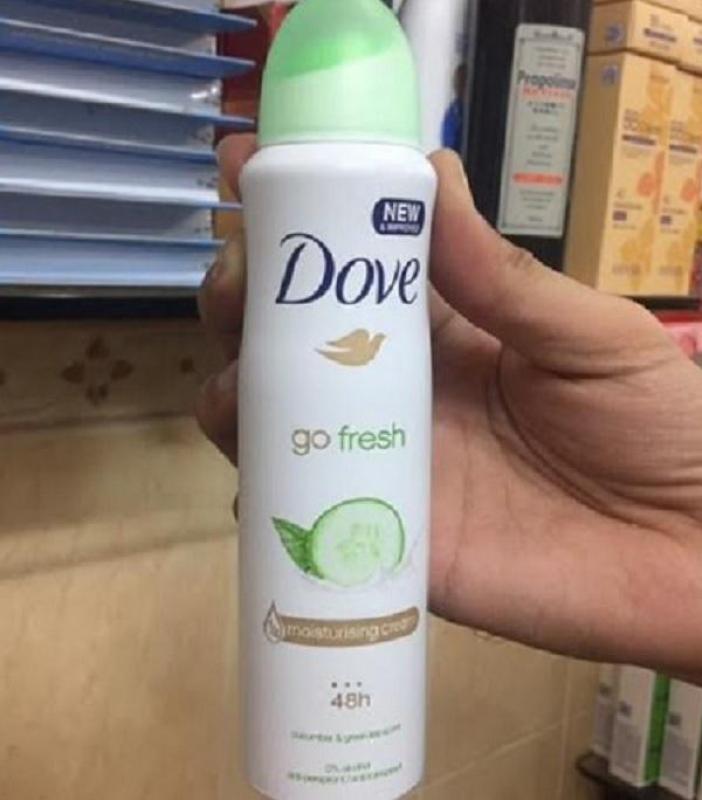 Xịt khử mùi Dove 150ml - DƯA LEO cao cấp