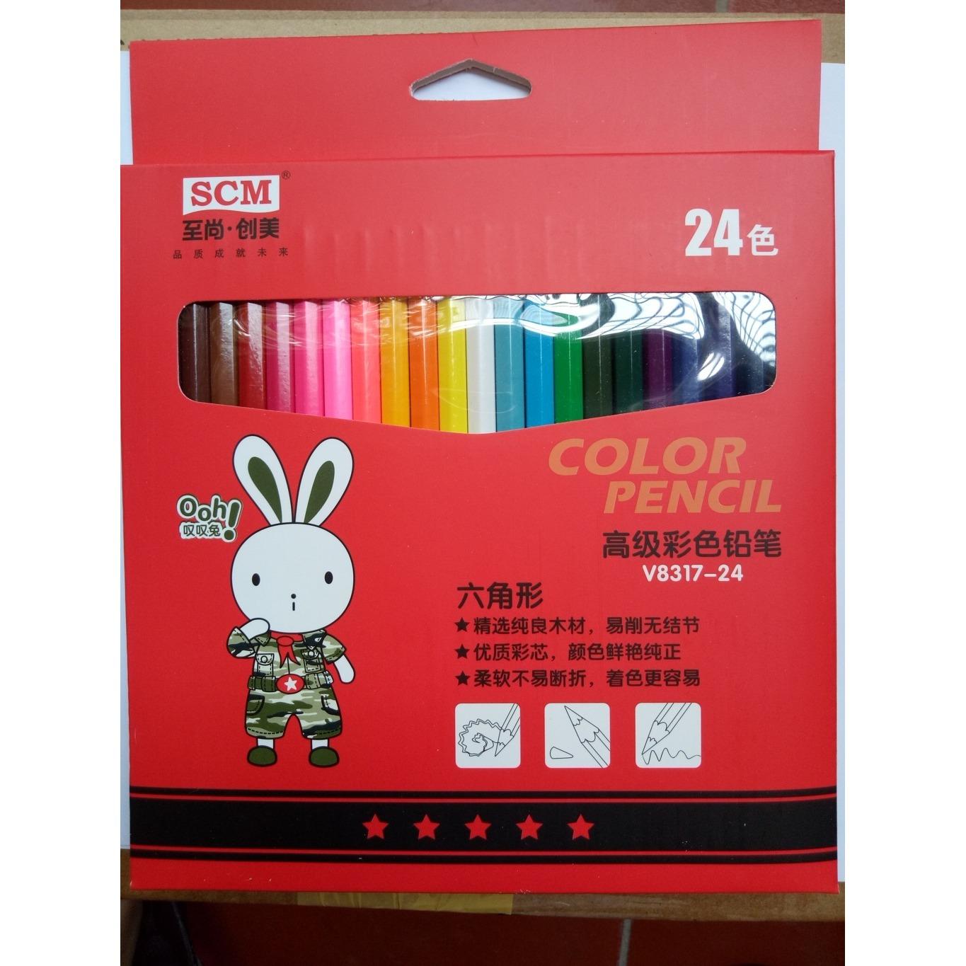 Bút chì màu 24 màu v8317-24