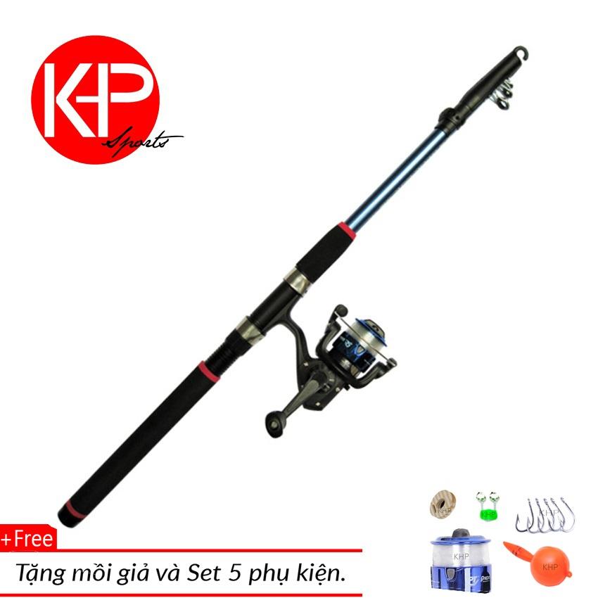 [HCM]Bộ cần câu 1m8 kèm máy và 100m dây cho người mới tập câu