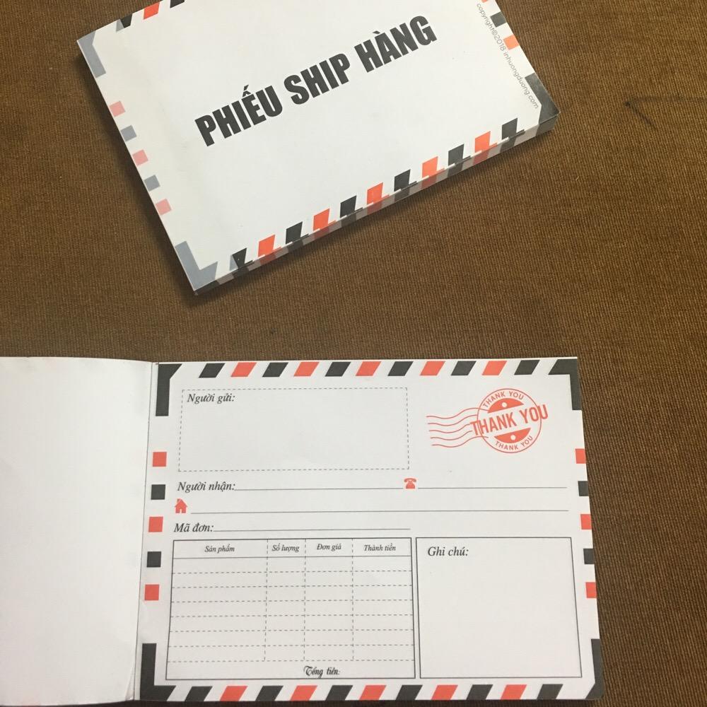 Combo 20 quyển phiếu ship hàng cho các shop