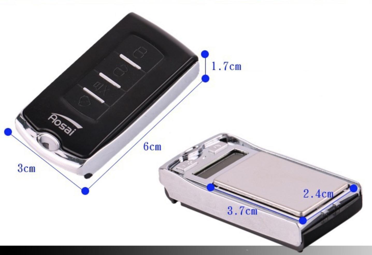 [HCM]Cân tiểu ly điện tử dạng khóa ô tô 100g-0.01g (B.205.100g)