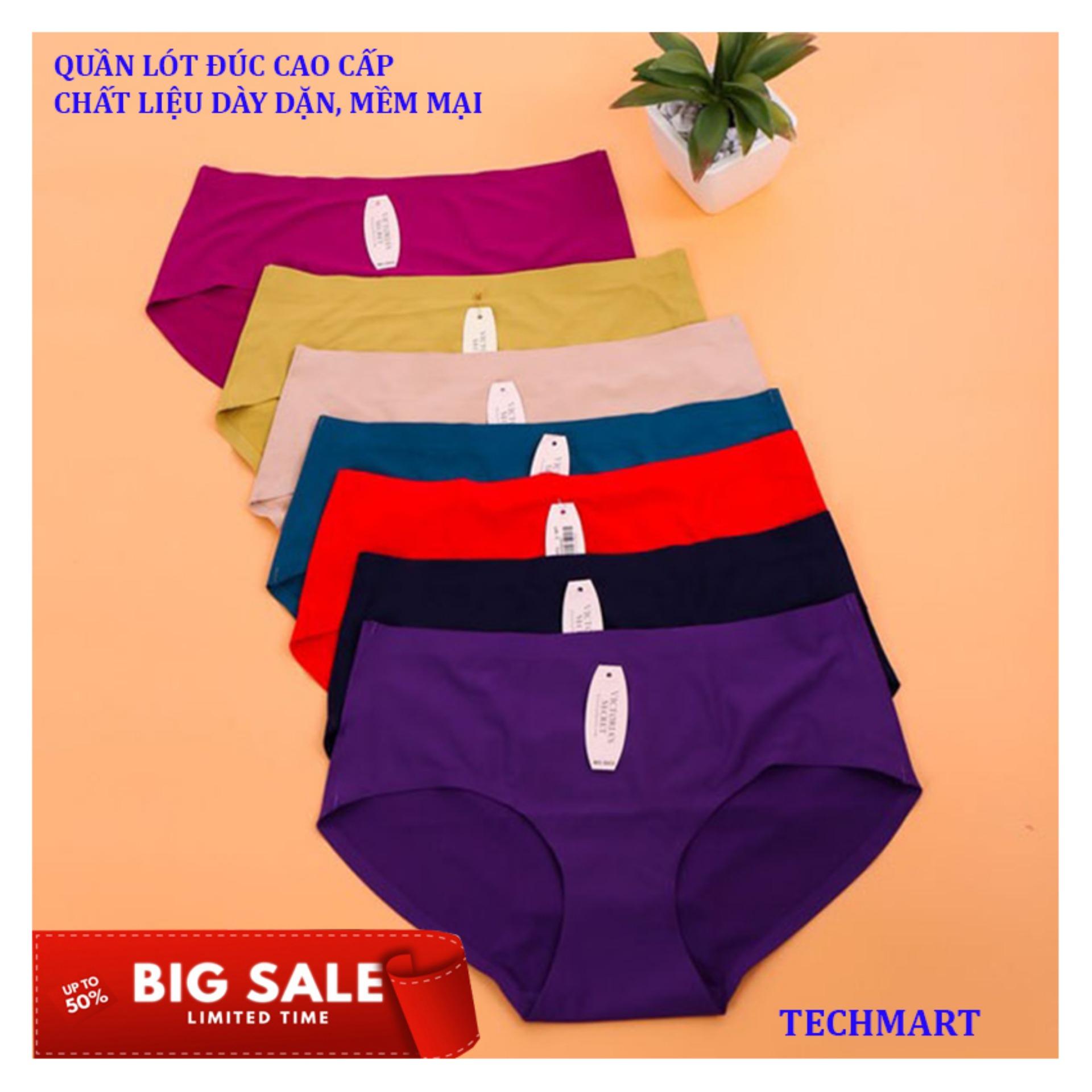 Quan ao lot phu nu sieu mong , Quan chip day - Combo 3 quần lót su nữ Cao Cấp  - Loại Tốt, giá rẻ,  chất liệu dày dặn, mềm mịn Mẫu 588 - Bh uy tín 1 đổi 1 bởi Tech Mart