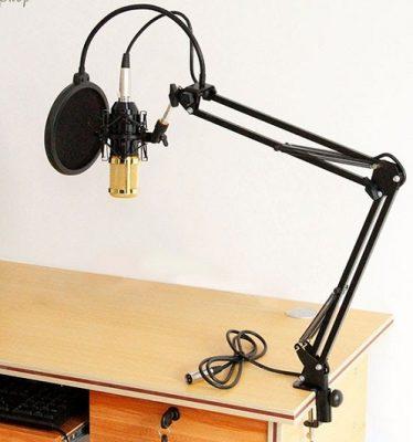 Chân Kẹp Mic Thu Âm Livestream Tiện Ích