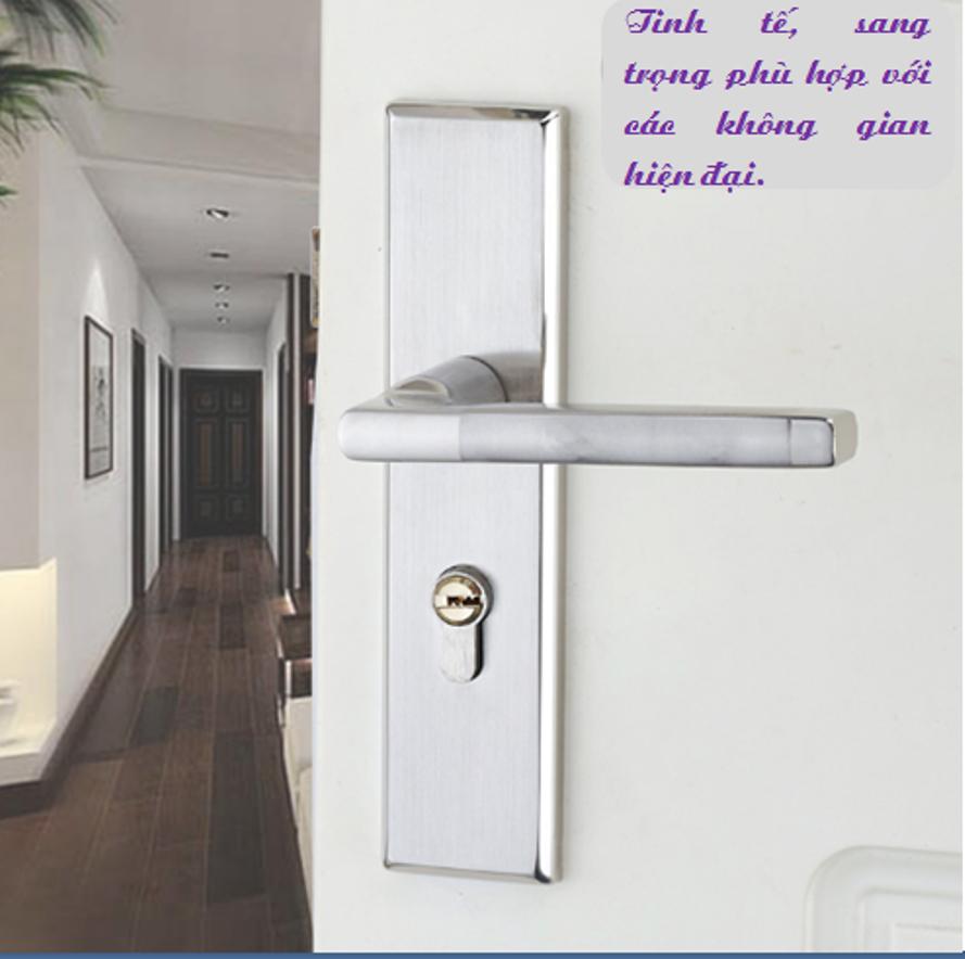 Khóa cửa tay gạt Inox Canadi MS6A