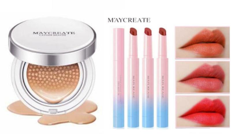 Combo trang điiểm cơ bản 2 món Maycreate-hàng chính hãng+quà tặng