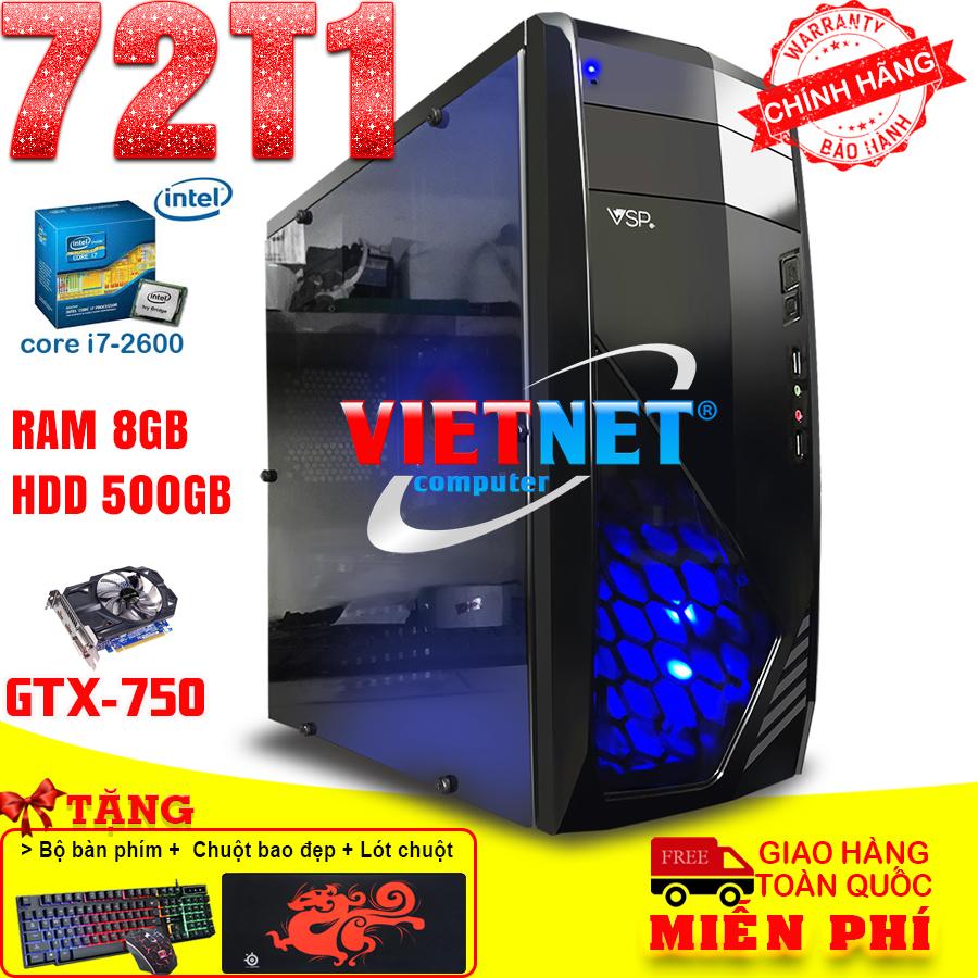 Máy tính vngame 72t1 core i7 2600 gtx-750 ram 8gb hdd 500gb