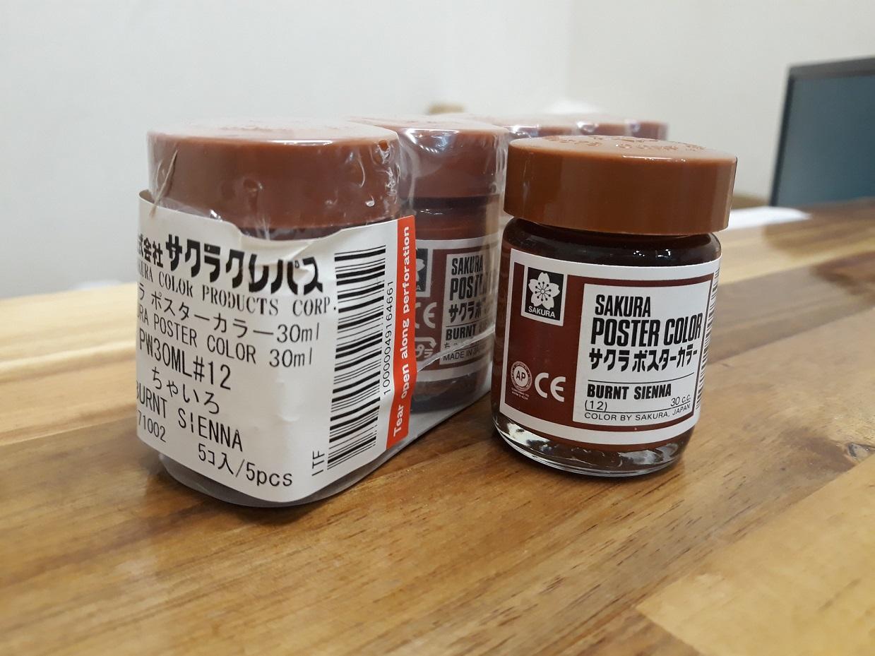 Màu bột poster color Sakura, 30ml