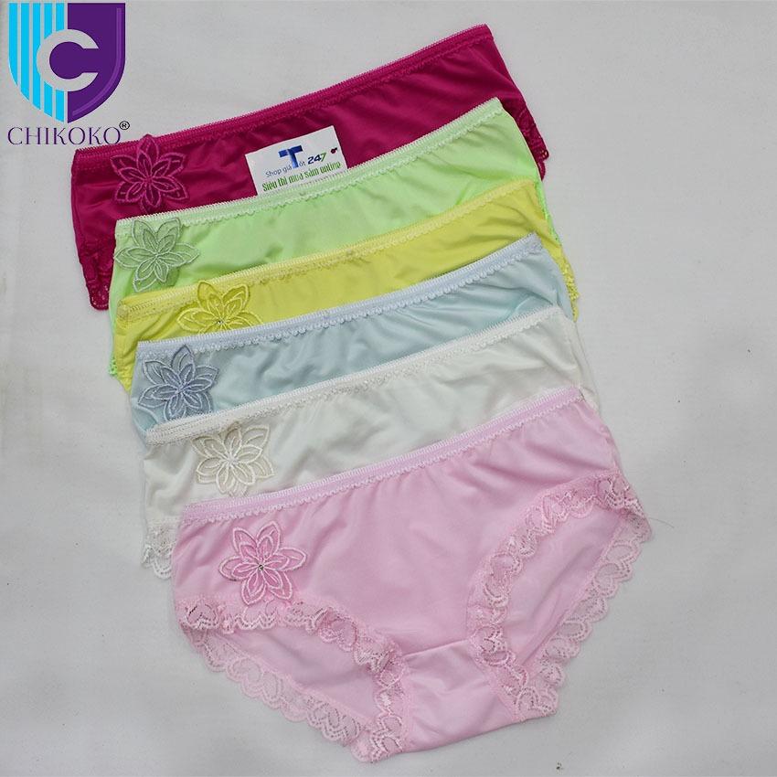 [SALE CHỈ TRONG THÁNG 3]Set 5 quần lót nữ thun lạnh viền ren - AIR FL008