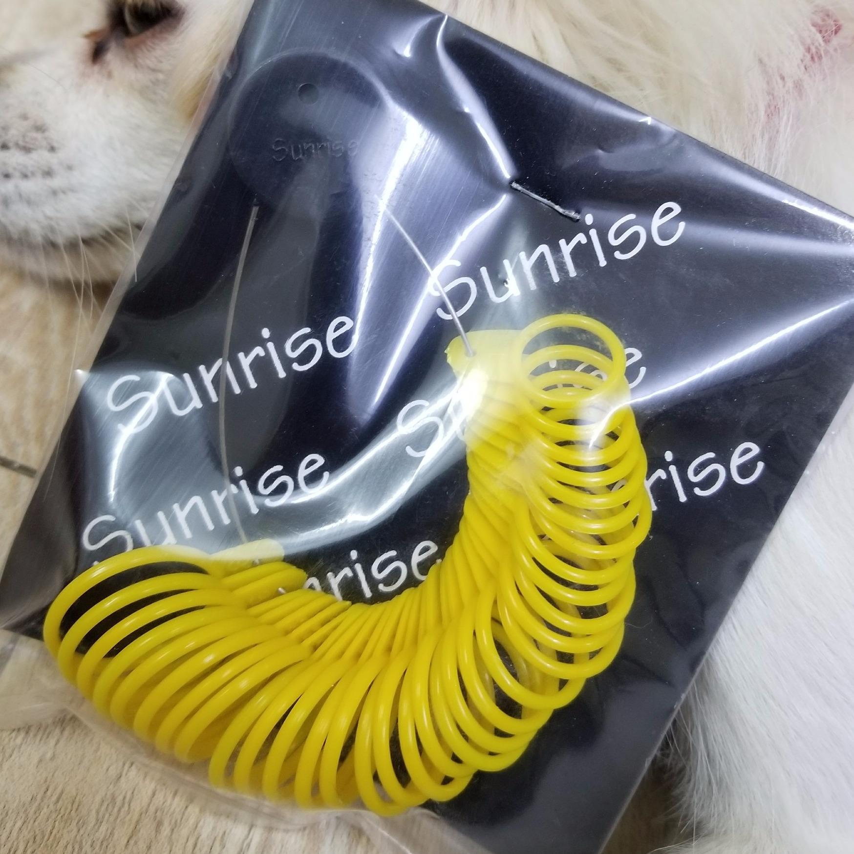 Mộc - Dụng cụ đo size nhẫn màu vàng size 1 đến size 30