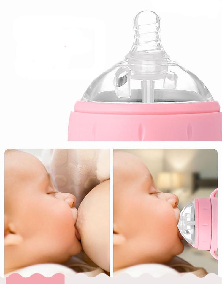 Bình sữa silicon sieu mem Gluck Premium 150ml-1.jpg