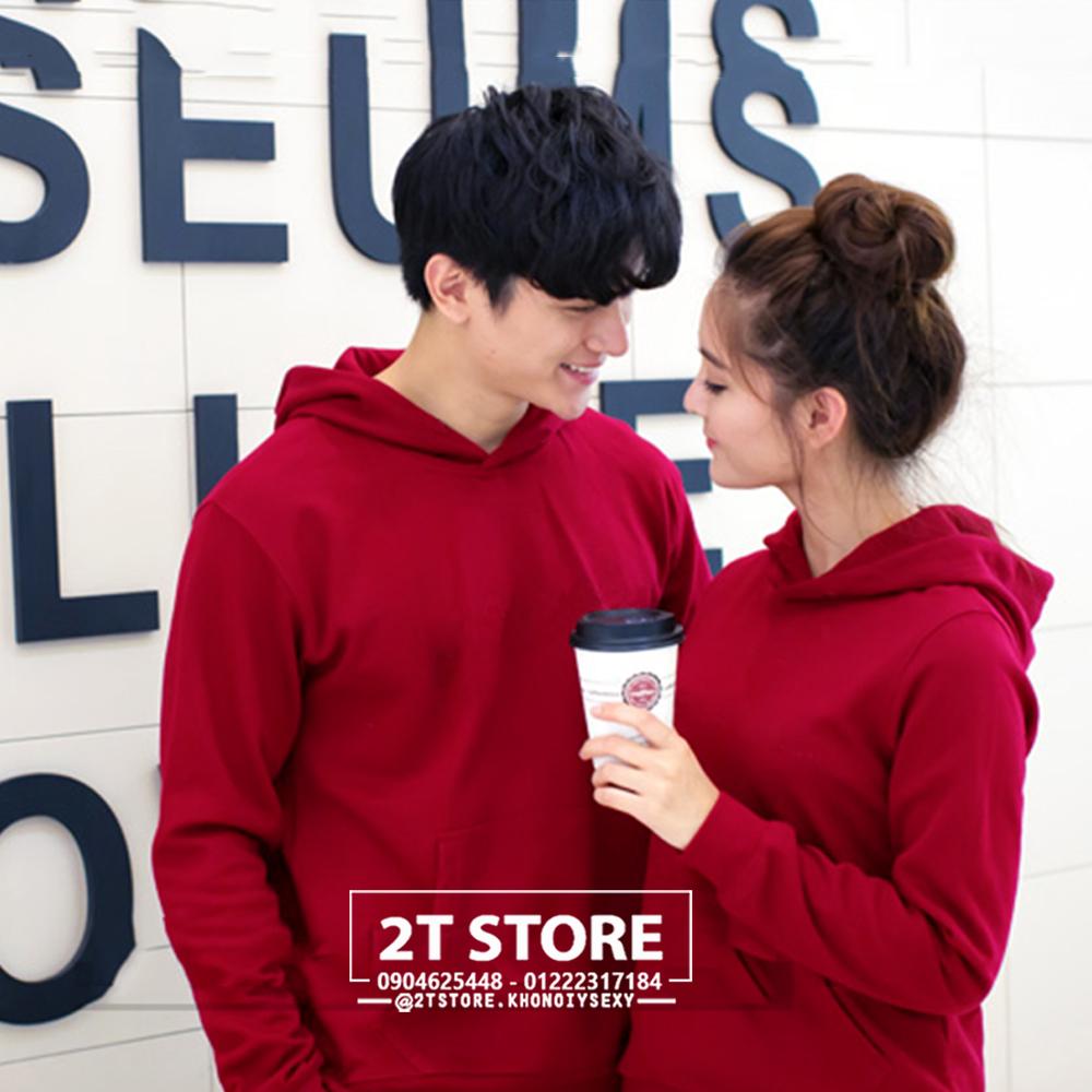 2T STORE ÁO KHOÁC HOODIE NỈ CÓ NÓN TRƠN do tươi 2TAKN08001-2.jpg