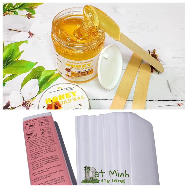 Wax Tẩy Lông tại nhà với sáp mật ong ĐạtMinh. nhập khẩu