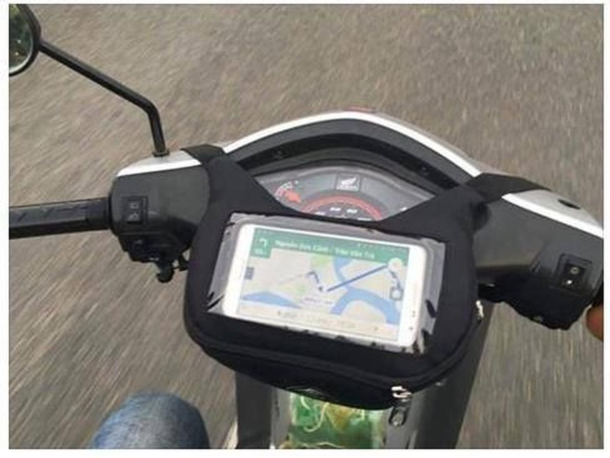 [HCM]Túi treo đựng điện thoại trên xe máy