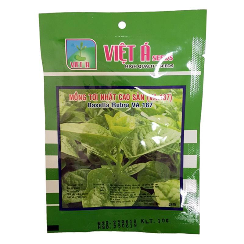 Hạt giống: Mồng tơi giống Nhật cao sản 10g
