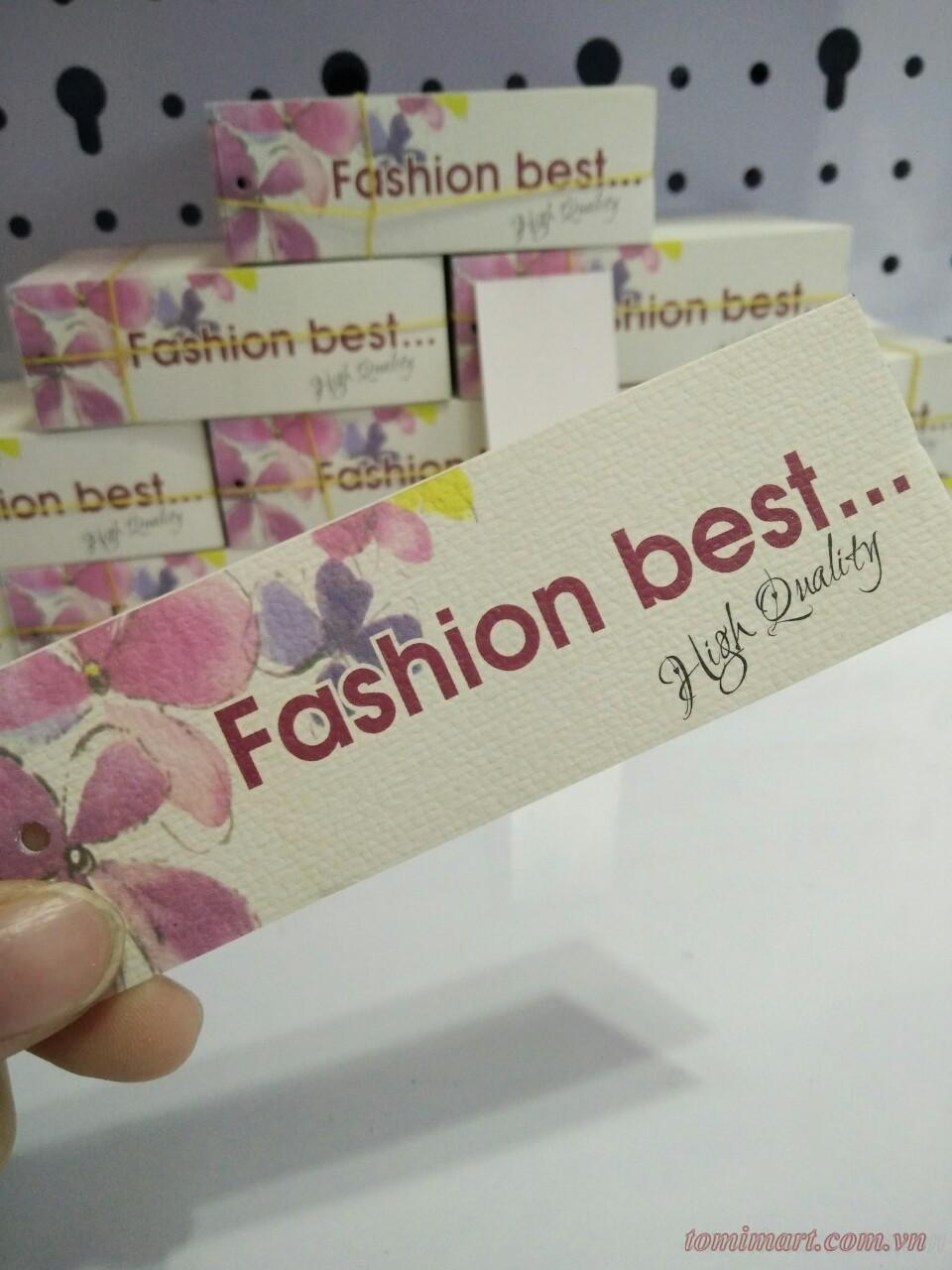 Tag-Mác quần áo Fashion Best