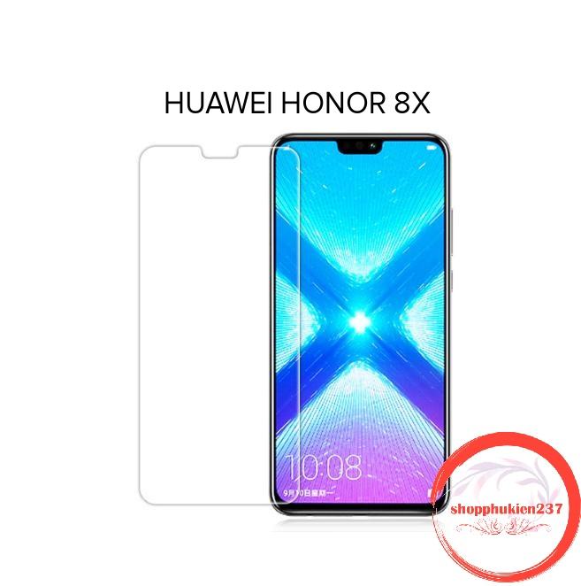 Kính cường lực huawei honor 8x kính trong suốt 9h không full