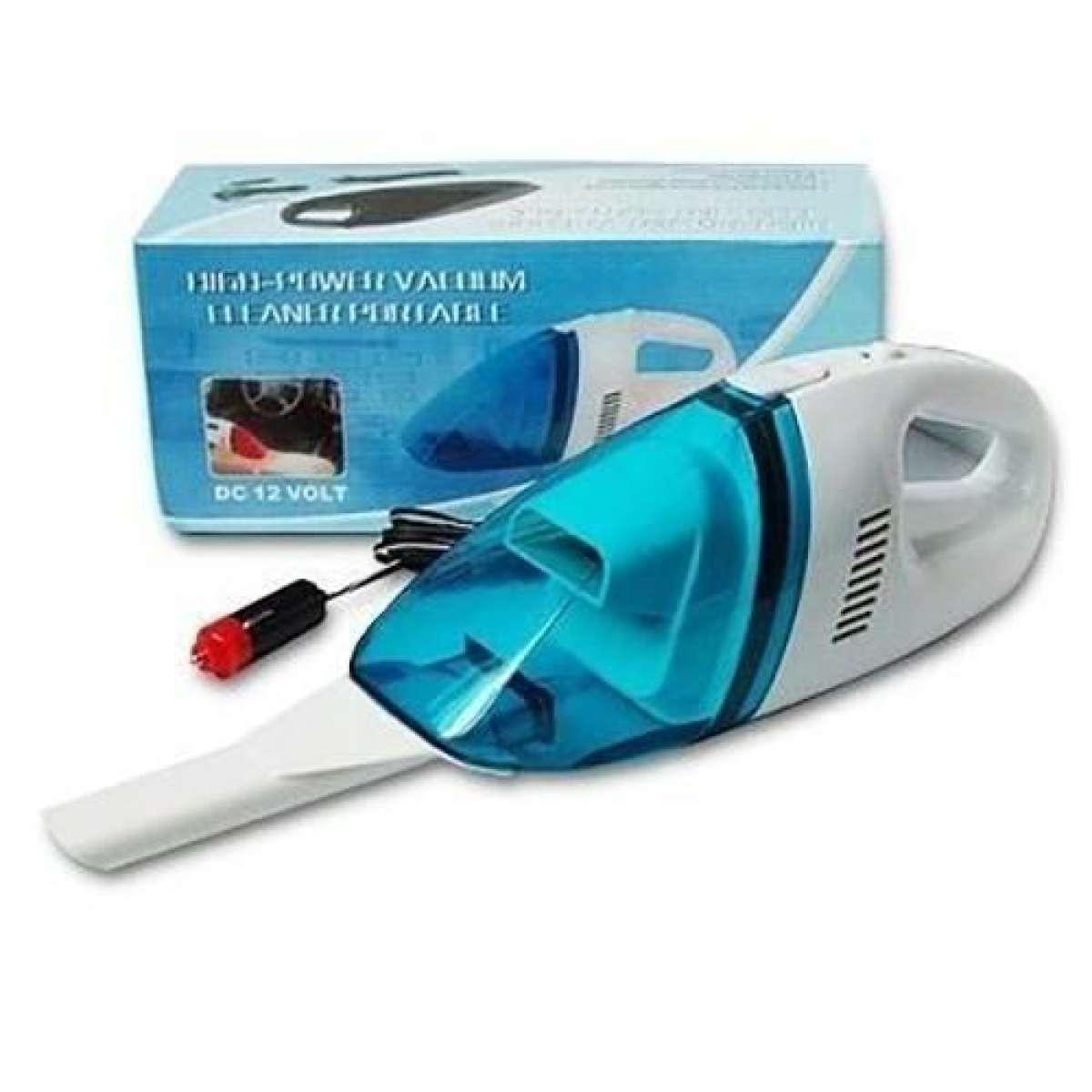 Máy hút bụi mini - Máy hút bụi dành cho xe oto (trắng xanh)